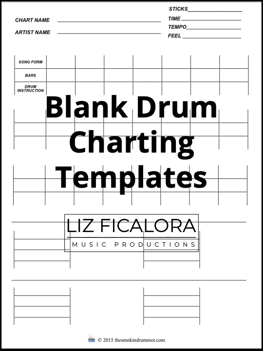 5  Blank Song Chart Templates (3 Single Song, 1 Song Medley, 1 Extended Chart 2 Pages)