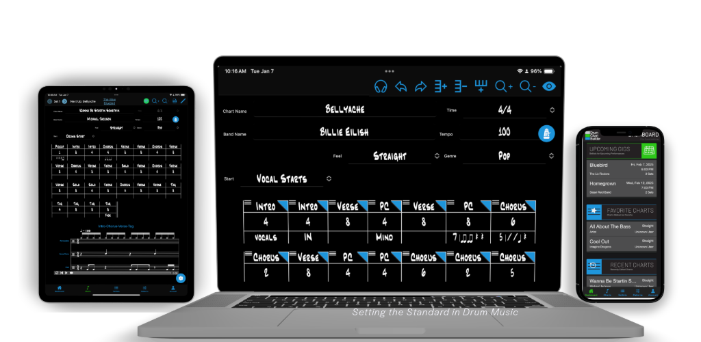 DCB Multi 3 devices iPad shadow not title